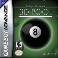 Archer Maclean's 3D Pool PAL GameBoy Advance PAL box art